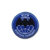 Parche Hook and Loop- Murcielago Azul Circular-Gemelolandia