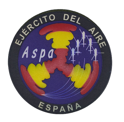 Parche Hook and Loop Nylon 3D Patrulla Aspa 8,5cm