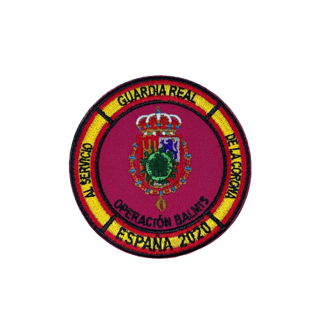 Parche Hook and Loop Operacion Balmis 2020 Guardia Real 8cm