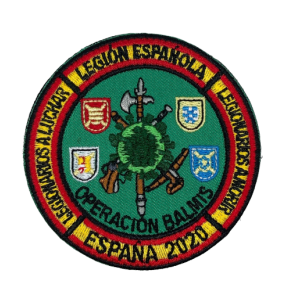 Parche Hook and Loop Operacion Balmis 2020 Legion Española 8cm