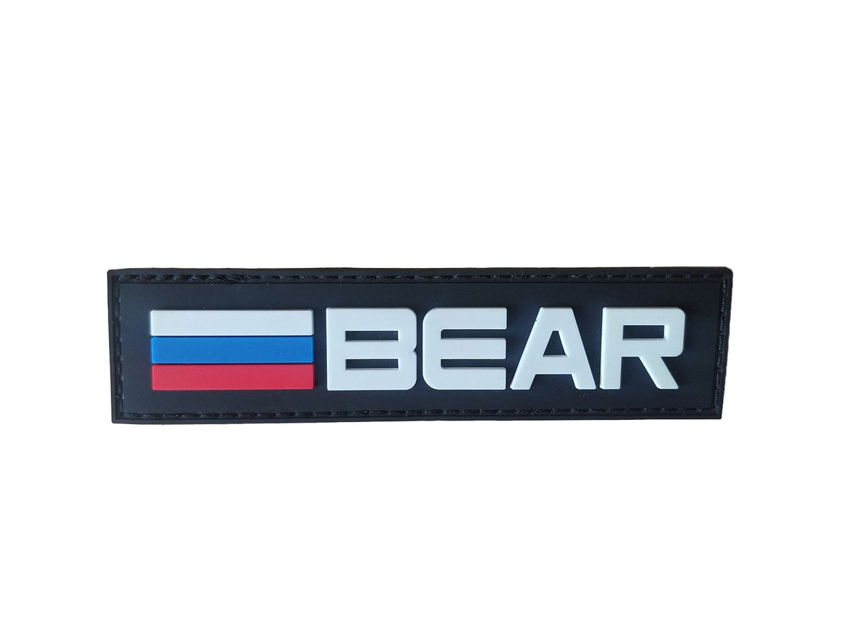 Parche Hook and Loop PVC BEAR Rusia - Gemelolandia