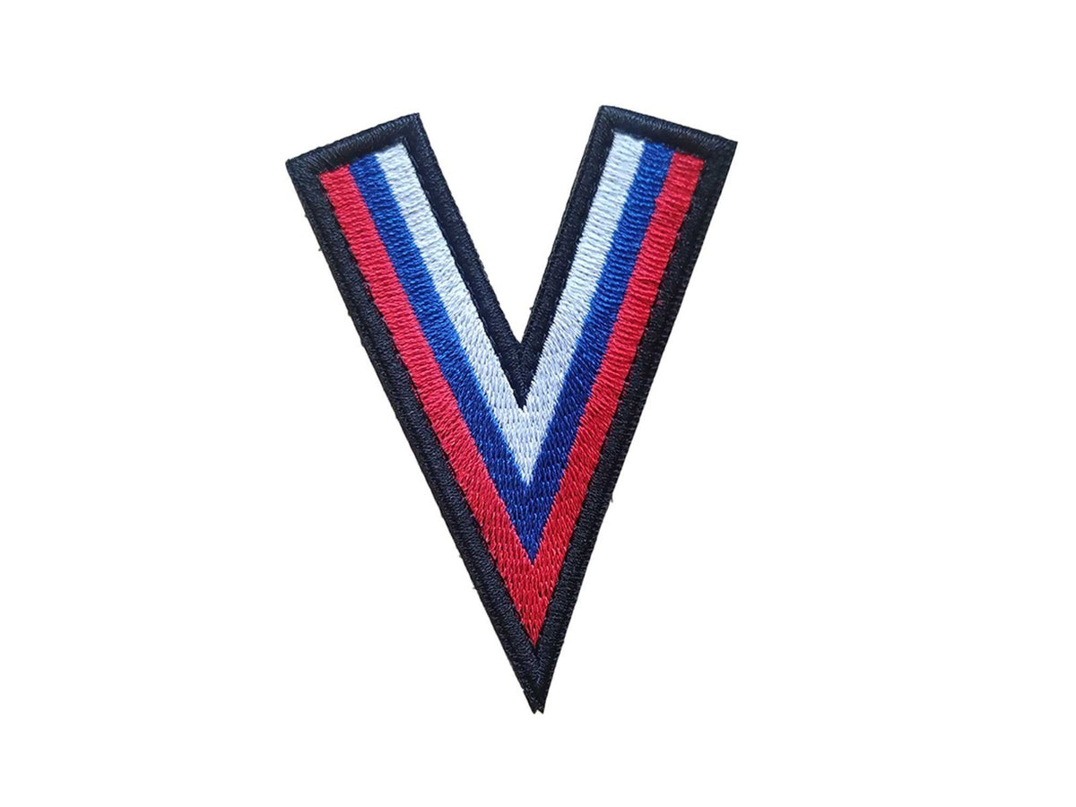 Parche Hook and Loop V Rusa con Colores de la Bandera Gemelolandia