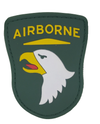 Parche Hoop and Loop PVC 101 US Airborne 8x6,5cm