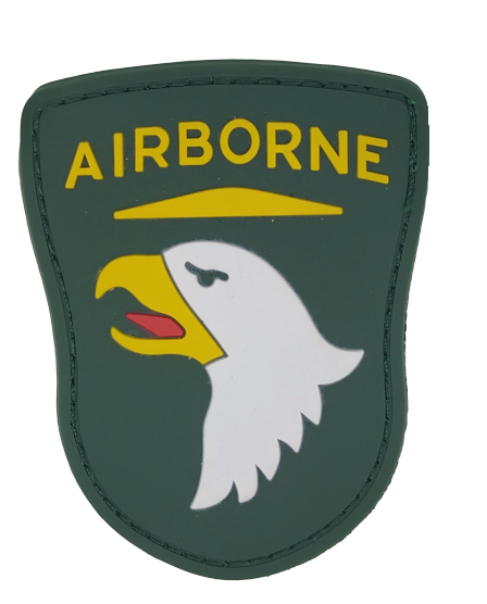 Parche Hoop and Loop PVC 101 US Airborne 8x6,5cm