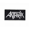 Parche Termoadhesivo Anthrax white 8x4cm