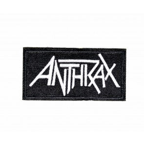 Parche Termoadhesivo Anthrax white 8x4cm