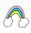 Parche Termoadhesivo Arco Iris 6x5,5 cm