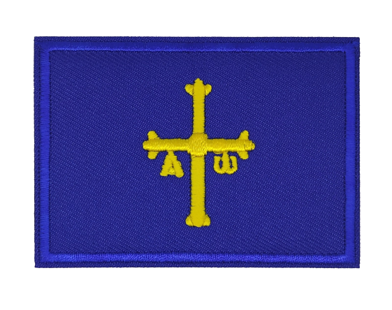 Parche Termoadhesivo Bandera Asturias 7,5x5cm