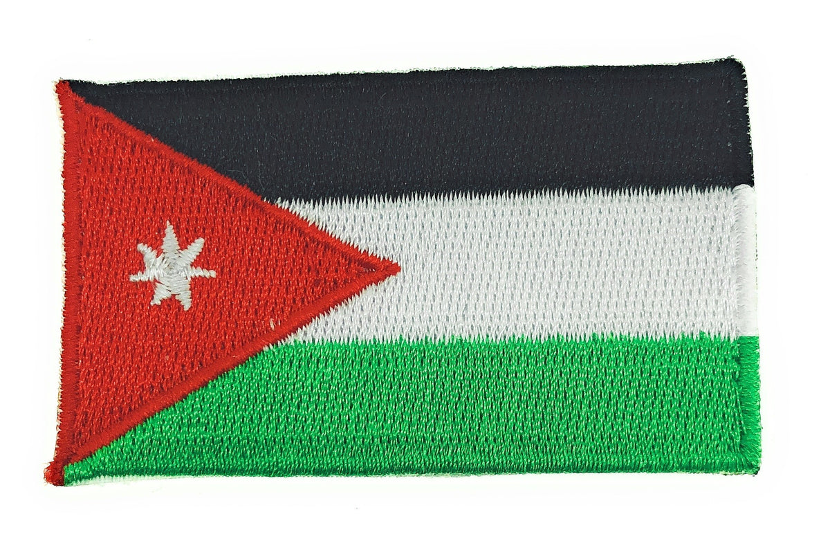 Parche Termoadhesivo Bandera de Jordania 6cm