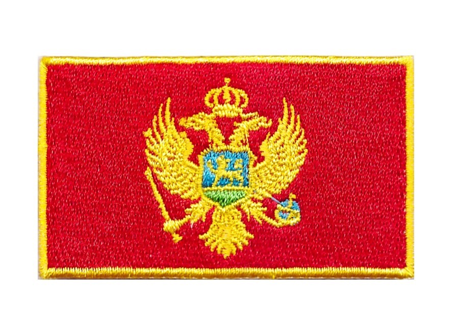 Parche Termoadhesivo Bandera de Montenegro 6cm