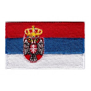 Parche Termoadhesivo Bandera de Serbia 6cm