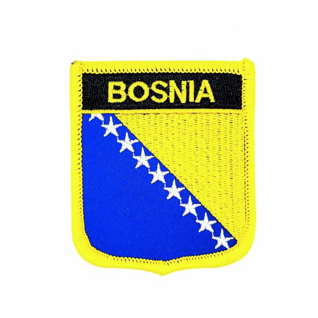 Parche Termoadhesivo Bandera escudo Bosnia 7x6 cm