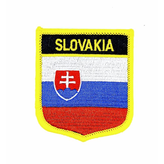 Parche Termoadhesivo Bandera escudo Eslovaquia 7x6 cm