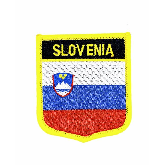 Parche Termoadhesivo Bandera escudo Eslovenia 7x6 cm