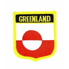 Parche Termoadhesivo Bandera escudo Groenlandia 7x6 cm