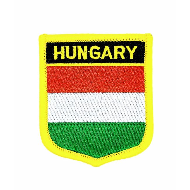 Parche Termoadhesivo Bandera escudo Hungria 7x6 cm