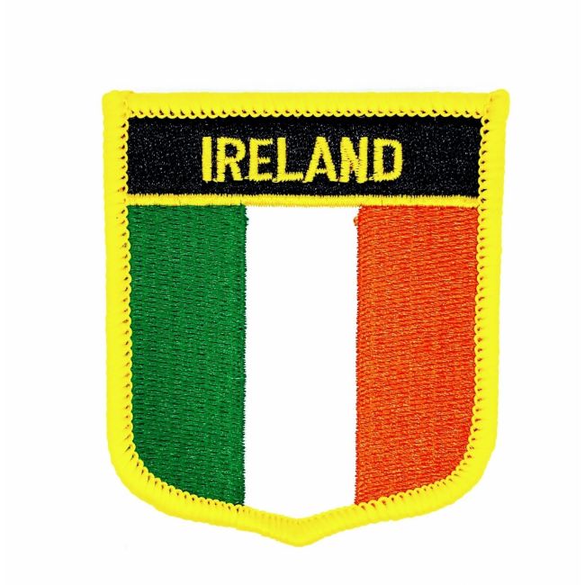 Parche Termoadhesivo Bandera escudo Irlanda 7x6 cm