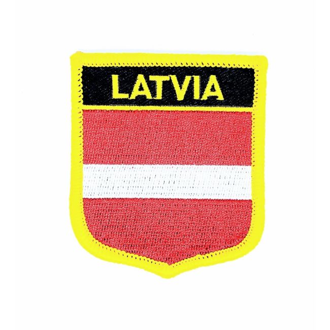 Parche Termoadhesivo Bandera escudo Letonia 7x6 cm