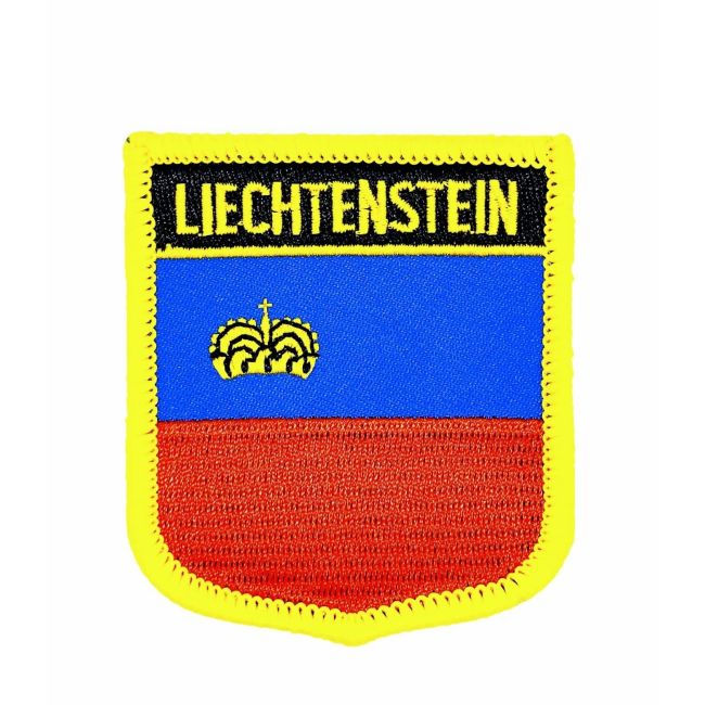 Parche Termoadhesivo Bandera escudo Liechtestein 7x6 cm
