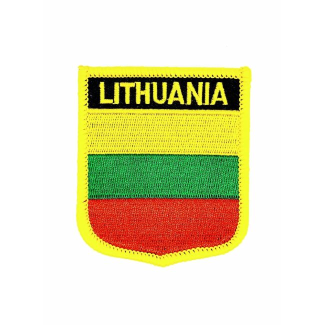 Parche Termoadhesivo Bandera escudo Lituania 7x6 cm