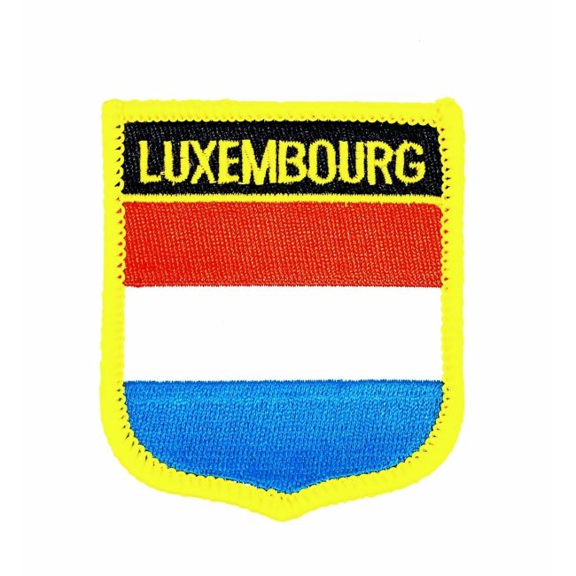 Parche Termoadhesivo Bandera escudo Luxemburgo 7x6 cm
