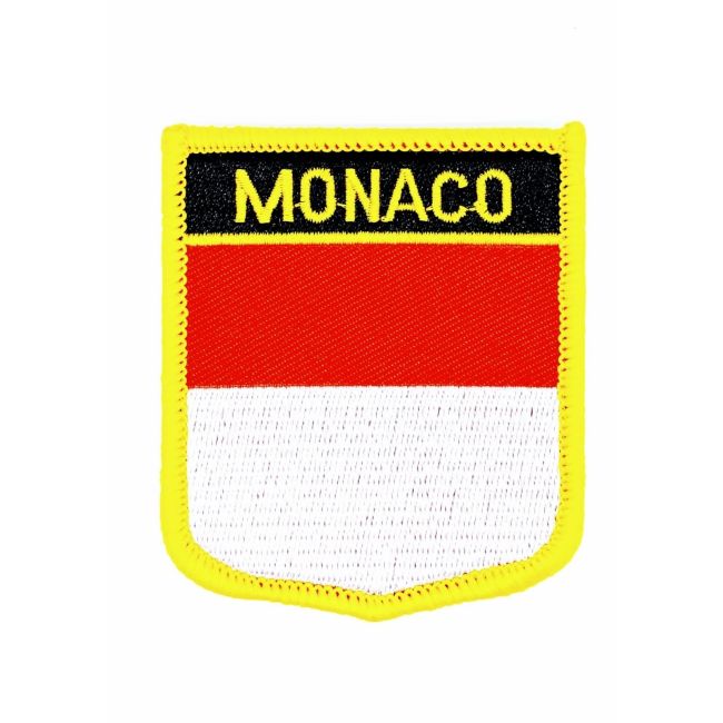Parche Termoadhesivo Bandera escudo Monaco 7x6 cm