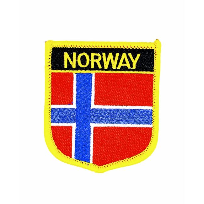 Parche Termoadhesivo Bandera escudo Noruega 7x6 cm