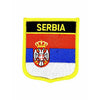 Parche Termoadhesivo Bandera escudo Serbia 7x6 cm