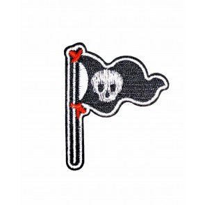 Parche Termoadhesivo Bandera Pirata 6x5cm