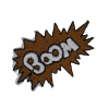 Parche Termoadhesivo Boom 5x3,5 cm