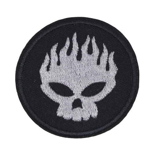 Parche Termoadhesivo Calavera Ardiendo 5,5 cm