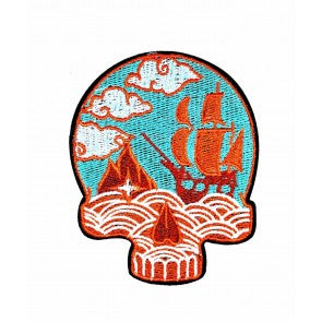 Parche Termoadhesivo Calavera maritima 9x7,5 cm