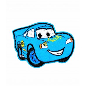 Parche Termoadhesivo Coche Azul 8,5x6cm