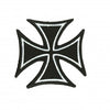 Parche Termoadhesivo Cruz Teutonica Negra 6,5 cm
