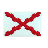 Parche Termoadhesivo de la Cruz de San Andres Cruz de Borgoña Aspas 7cm