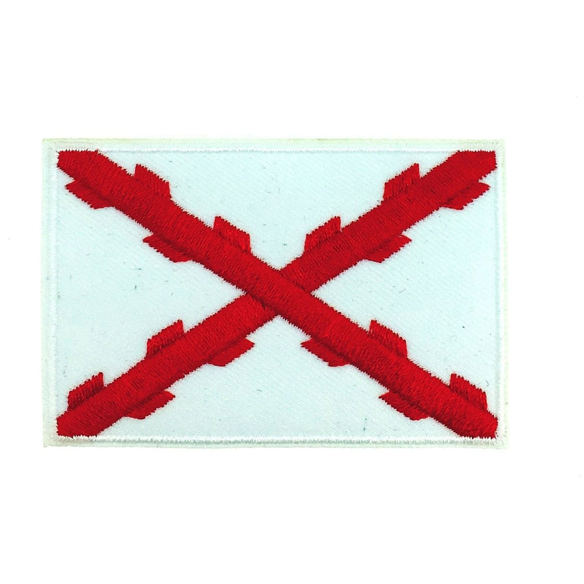 Parche Termoadhesivo de la Cruz de San Andres Cruz de Borgoña Aspas 7cm