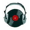 Parche Termoadhesivo Disco de Vinilo con Cascos 7cm