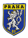 Parche Termoadhesivo Escudo Leon Praga Azul 8x6cm
