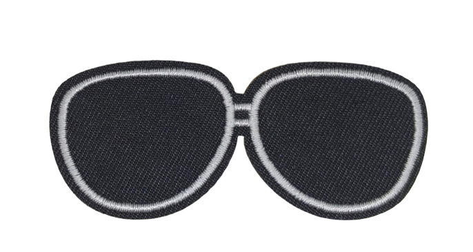 Parche Termoadhesivo Gafas de Sol 8x3,5cm