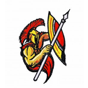 Parche Termoadhesivo Gladiador mod 2 9,5x6,5 cm
