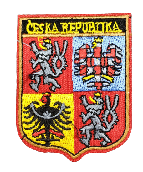 Parche Termoadhesivo Gran Escudo República Checa 8x6cm