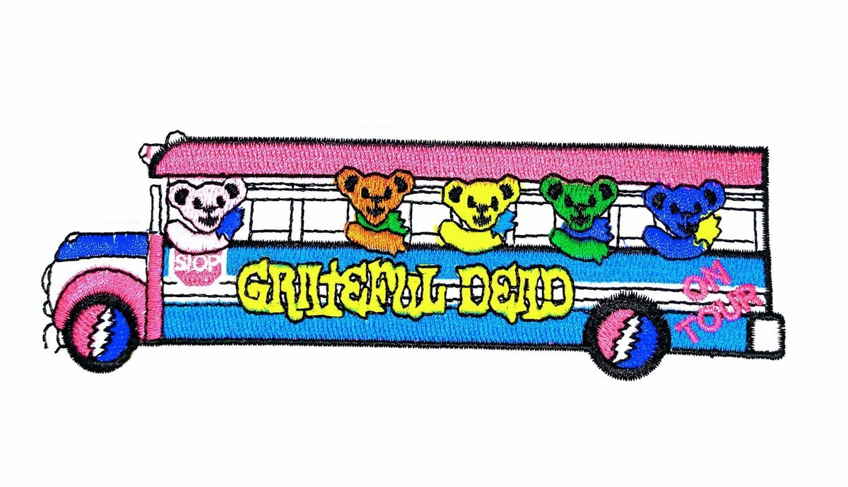 Parche Termoadhesivo Grateful Dead on tour 15x4,5cm