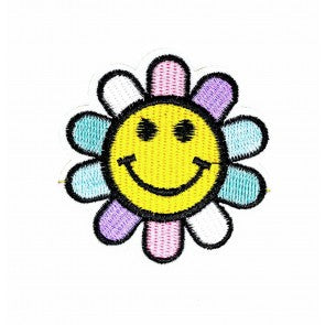 Parche Termoadhesivo Happy flower 6x6 cm