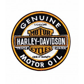 Parche Termoadhesivo HD Motor oil 7,5x7,5cm