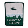 Parche Termoadhesivo I Want To Believe 9cm