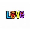 Parche Termoadhesivo Love 7x3 cm