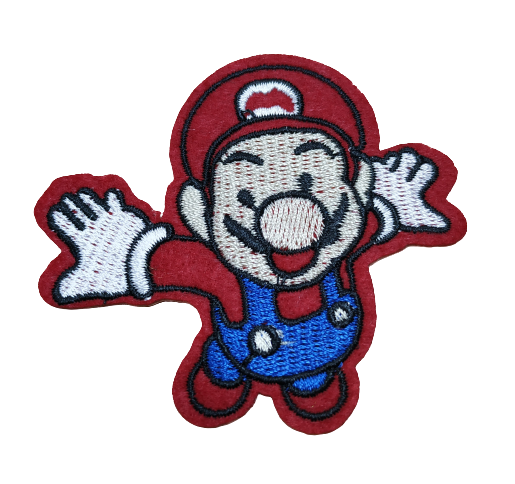 Parche Termoadhesivo Mario Bros 7x6,5cm