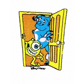 Parche Termoadhesivo Mike y Sulley 7,5x7cm