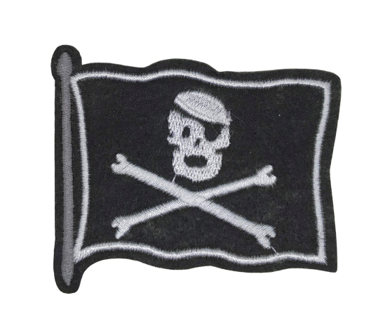 Parche Termoadhesivo Pirata Flag 7x6 cm