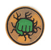Parche Termoadhesivo Puño Hulk 7cm